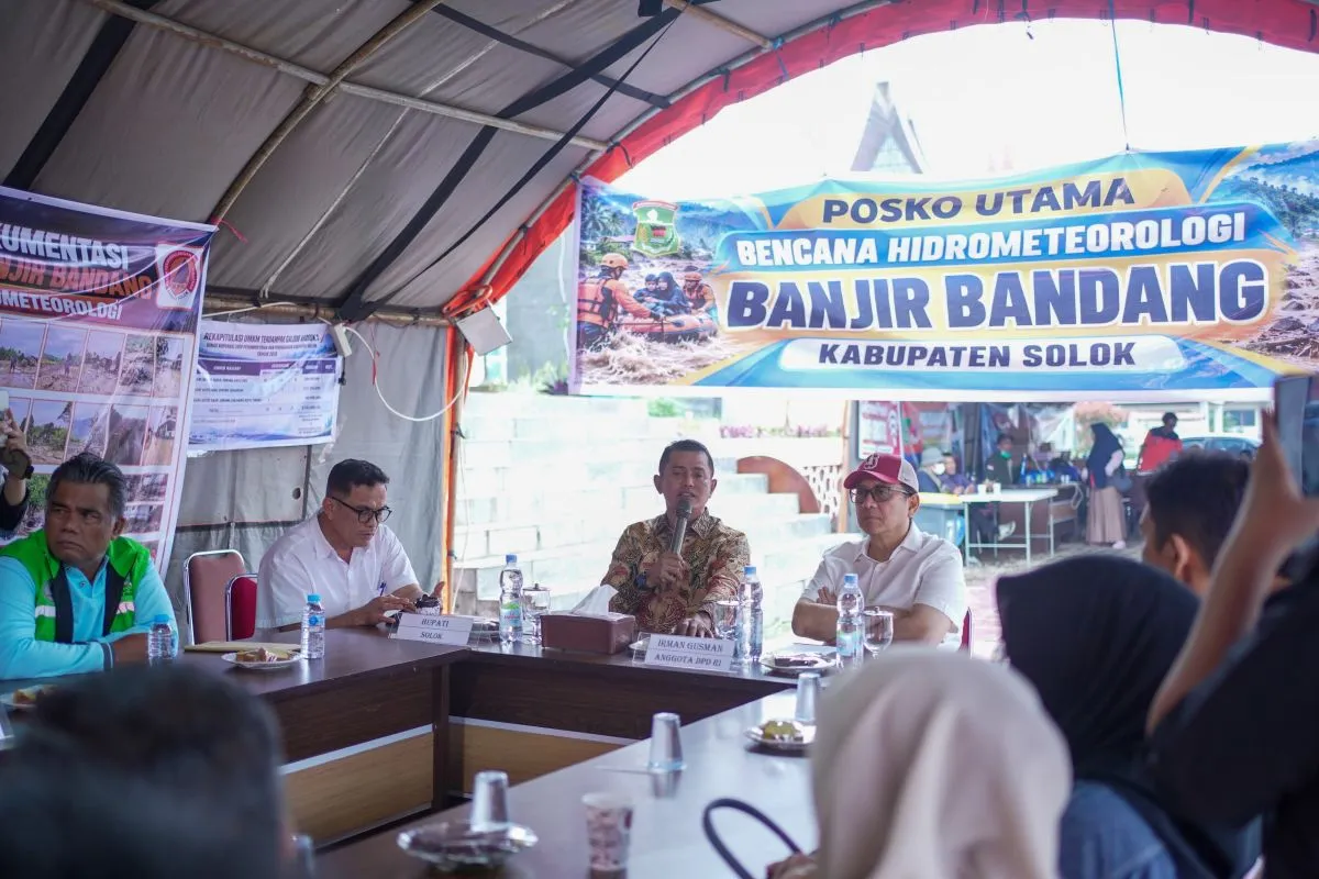 DPD RI Minta Pemkab Solok Evaluasi Mitigasi Bencana Usai Banjir Bandang